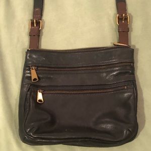Black Fossil Crossbody Purse